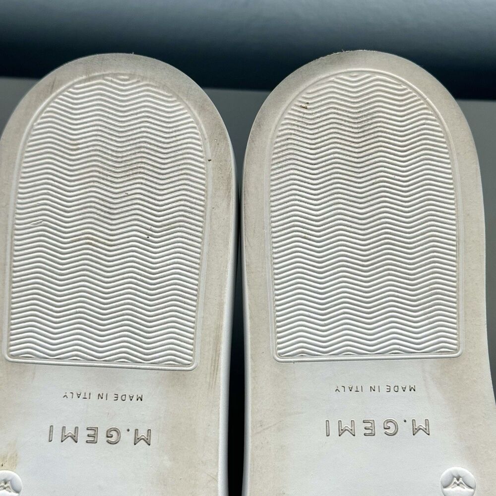 M.Gemi Shoes The Palestra Due White Leather Casual Shoes Size US 9.5 EU 40.5 - Picture 12 of 14